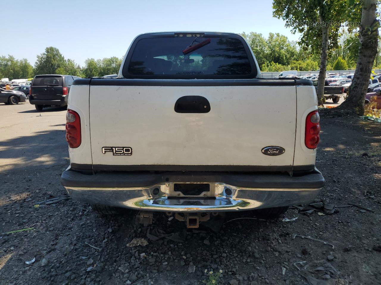 2003 Ford F150 Supercrew White vin: 1FTRW08L93KD15277