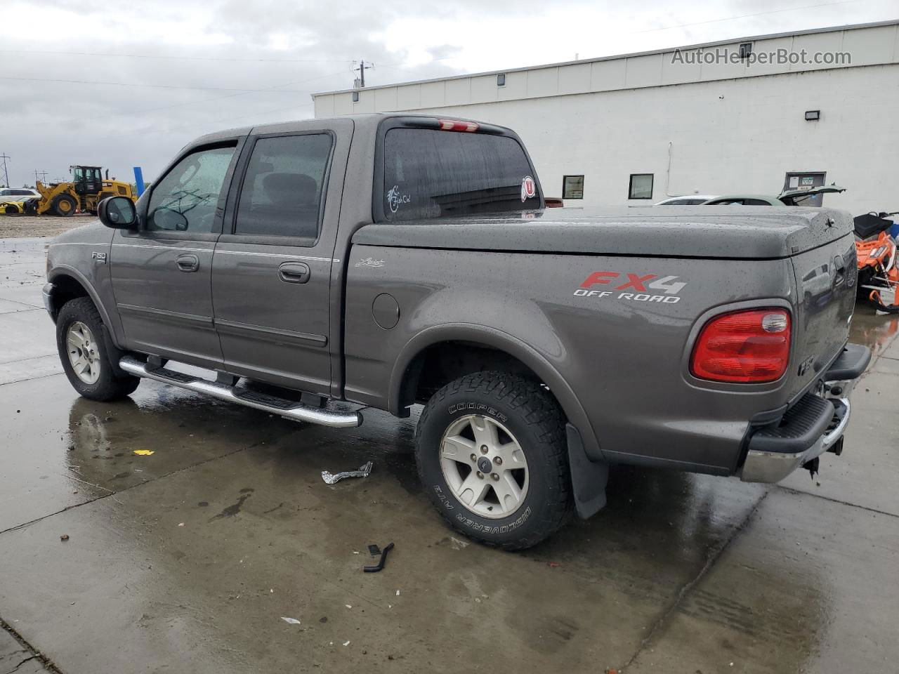 2003 Ford F150 Supercrew Gray vin: 1FTRW08L93KD40602