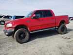 2001 Ford F150 Supercrew Red vin: 1FTRW08LX1KA22856