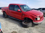 2001 Ford F150 Supercrew Red vin: 1FTRW08LX1KA22856