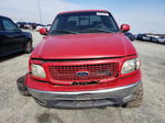 2001 Ford F150 Supercrew Red vin: 1FTRW08LX1KA22856