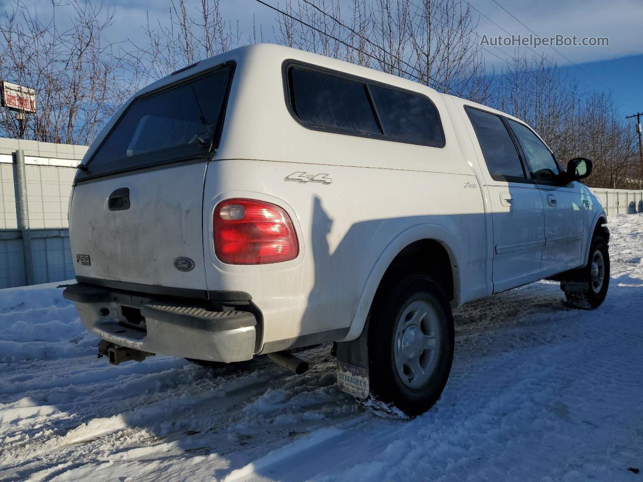 2003 Ford F150 Supercrew White vin: 1FTRW08LX3KA94238