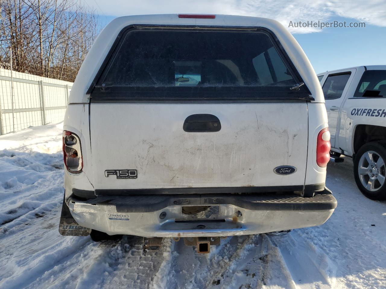 2003 Ford F150 Supercrew White vin: 1FTRW08LX3KA94238