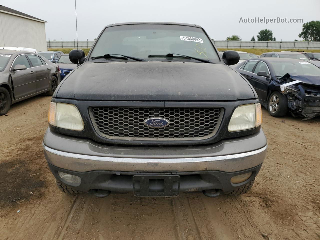 2003 Ford F150 Supercrew Black vin: 1FTRW08LX3KC10750