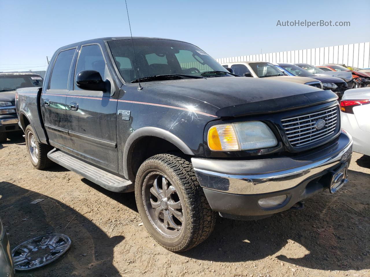 2003 Ford F150 Supercrew Black vin: 1FTRW08LX3KD26014