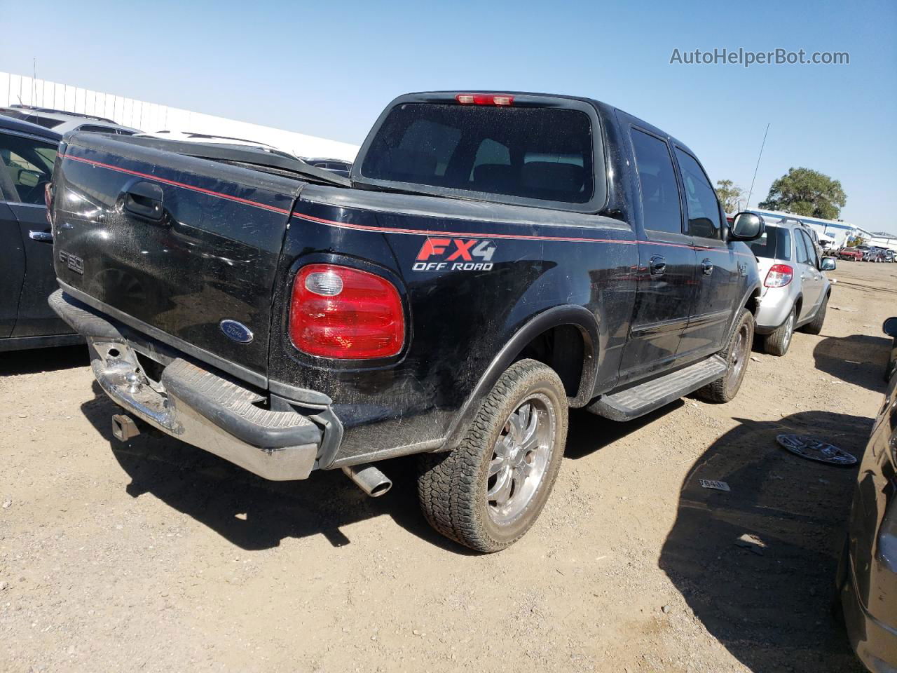 2003 Ford F150 Supercrew Black vin: 1FTRW08LX3KD26014