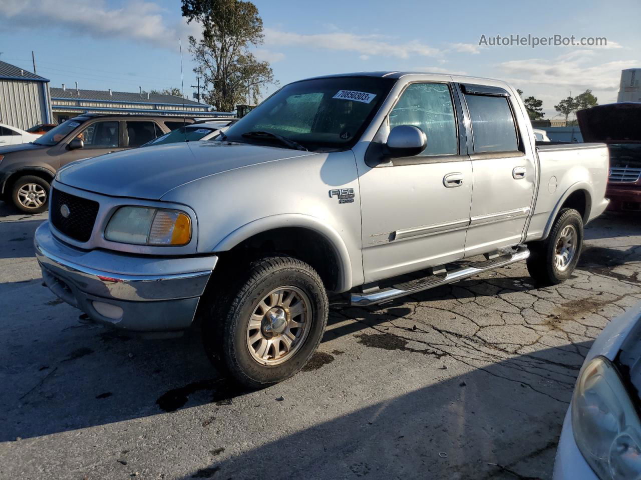 2003 Ford F150 Supercrew Silver vin: 1FTRW08LX3KD95401