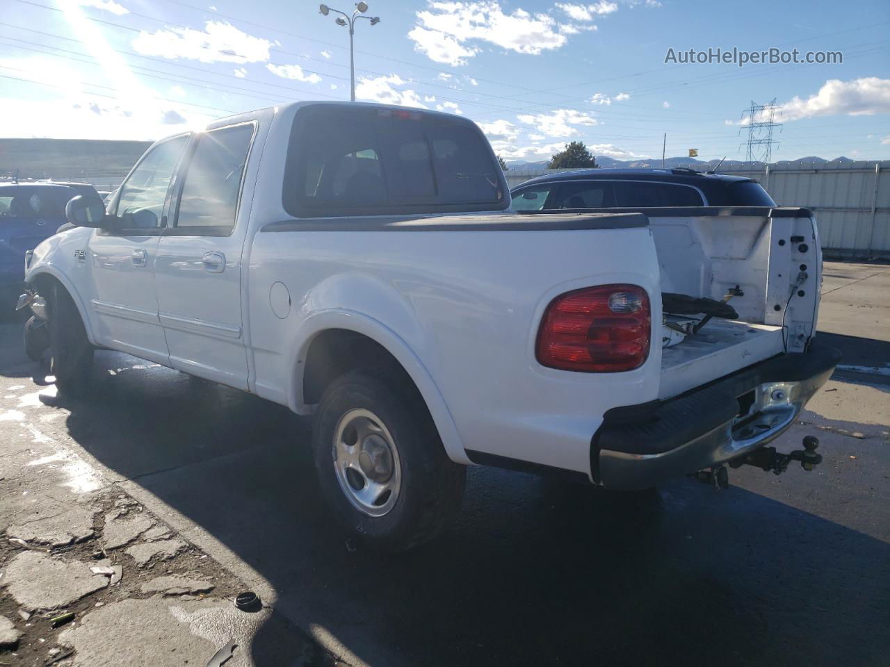 2001 Ford F150 Supercrew Белый vin: 1FTRW08W01KD73186