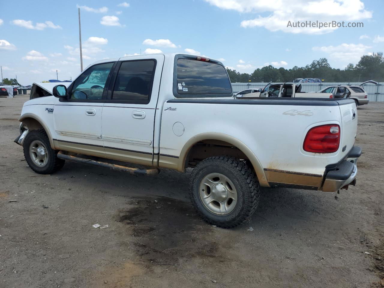 2001 Ford F150 Supercrew White vin: 1FTRW08W11KE11430