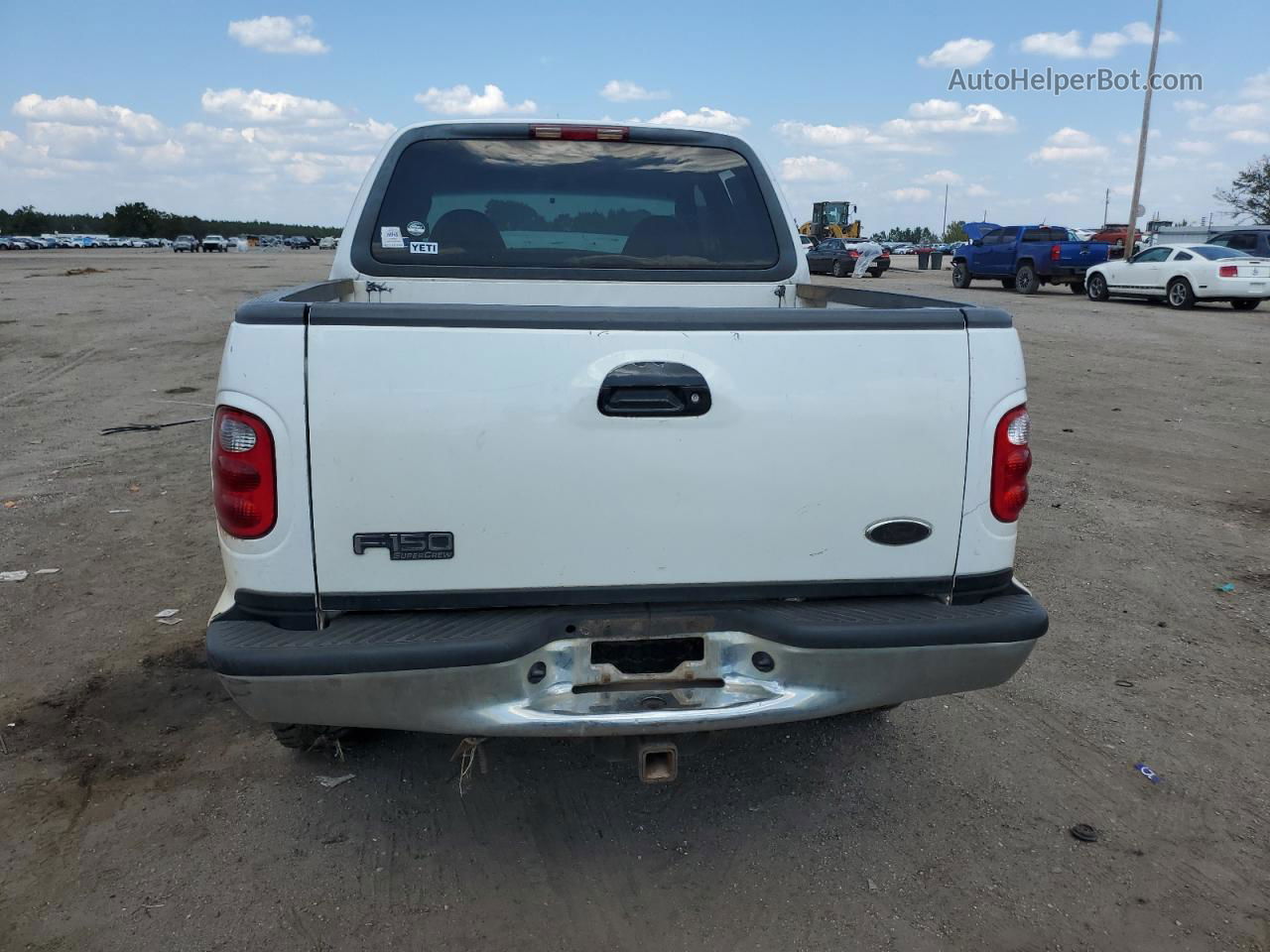 2001 Ford F150 Supercrew White vin: 1FTRW08W11KE11430