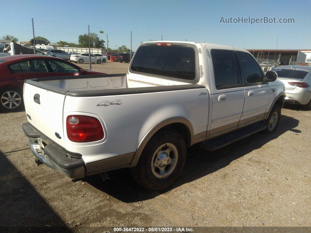 2001 Ford F-150 Supercrew Xlt/lariat/king Ranch White vin: 1FTRW08W31KA82309