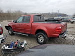 2001 Ford F150 Supercrew Red vin: 1FTRW08W91KD73607