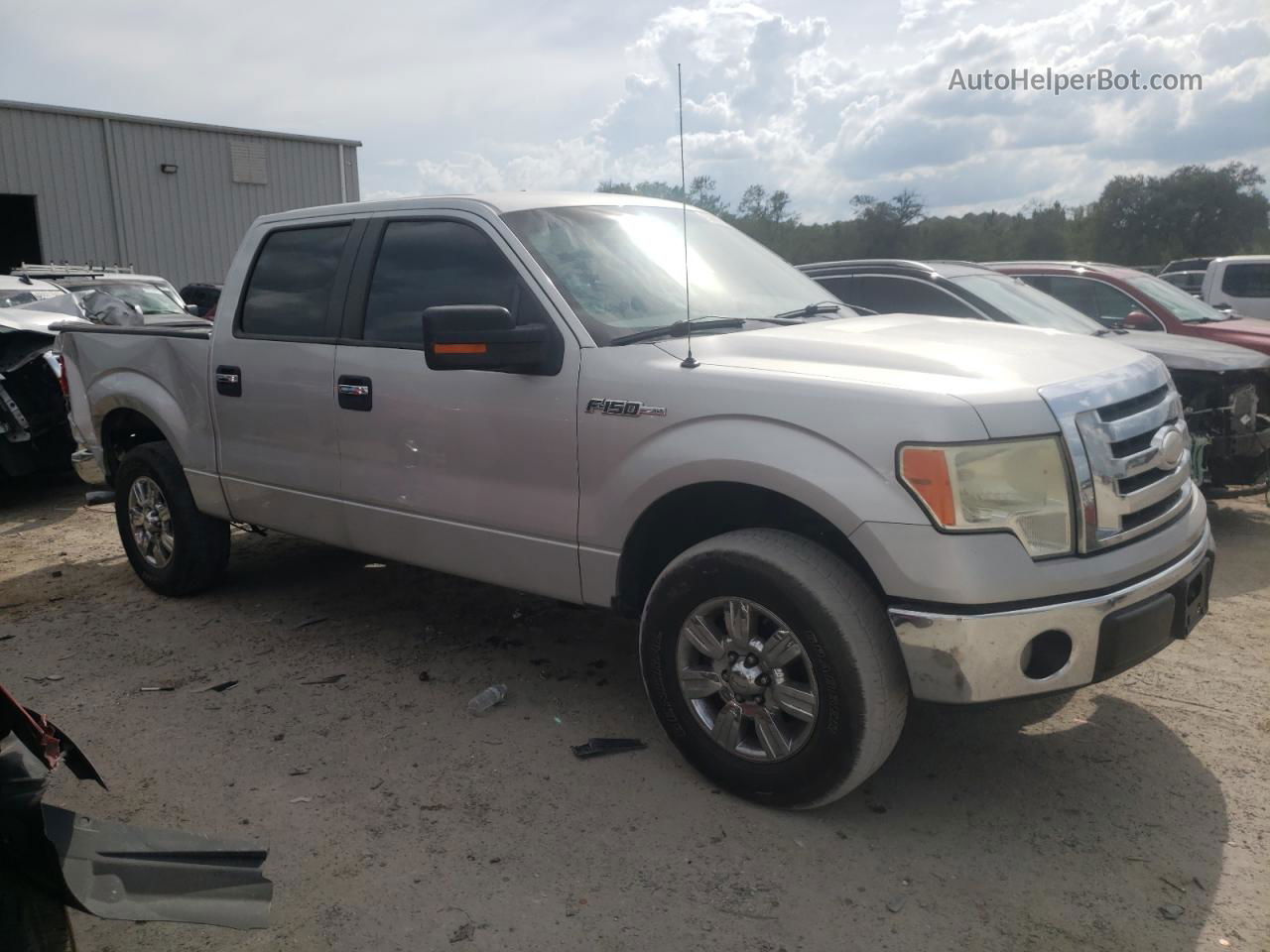 2009 Ford F150 Supercrew Серебряный vin: 1FTRW128X9FB31512