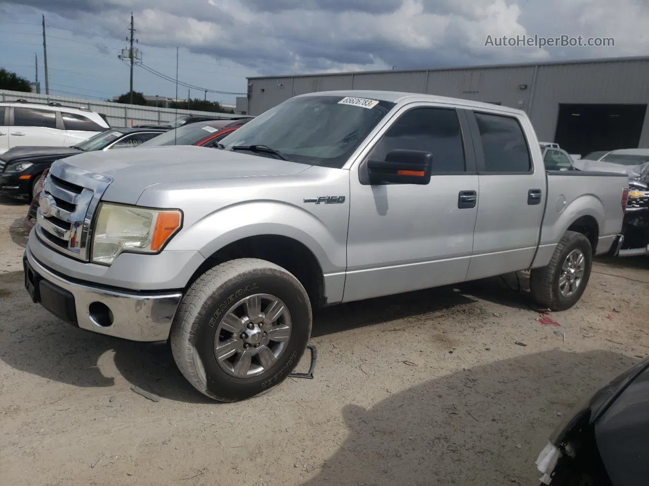 2009 Ford F150 Supercrew Серебряный vin: 1FTRW128X9FB31512