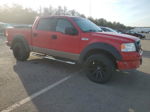 2005 Ford F150 Supercrew Красный vin: 1FTRW12W25KC15128