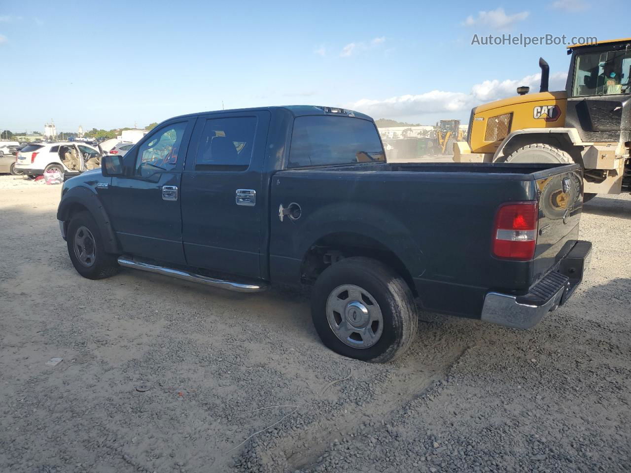 2005 Ford F150 Supercrew Зеленый vin: 1FTRW12W25KF08012