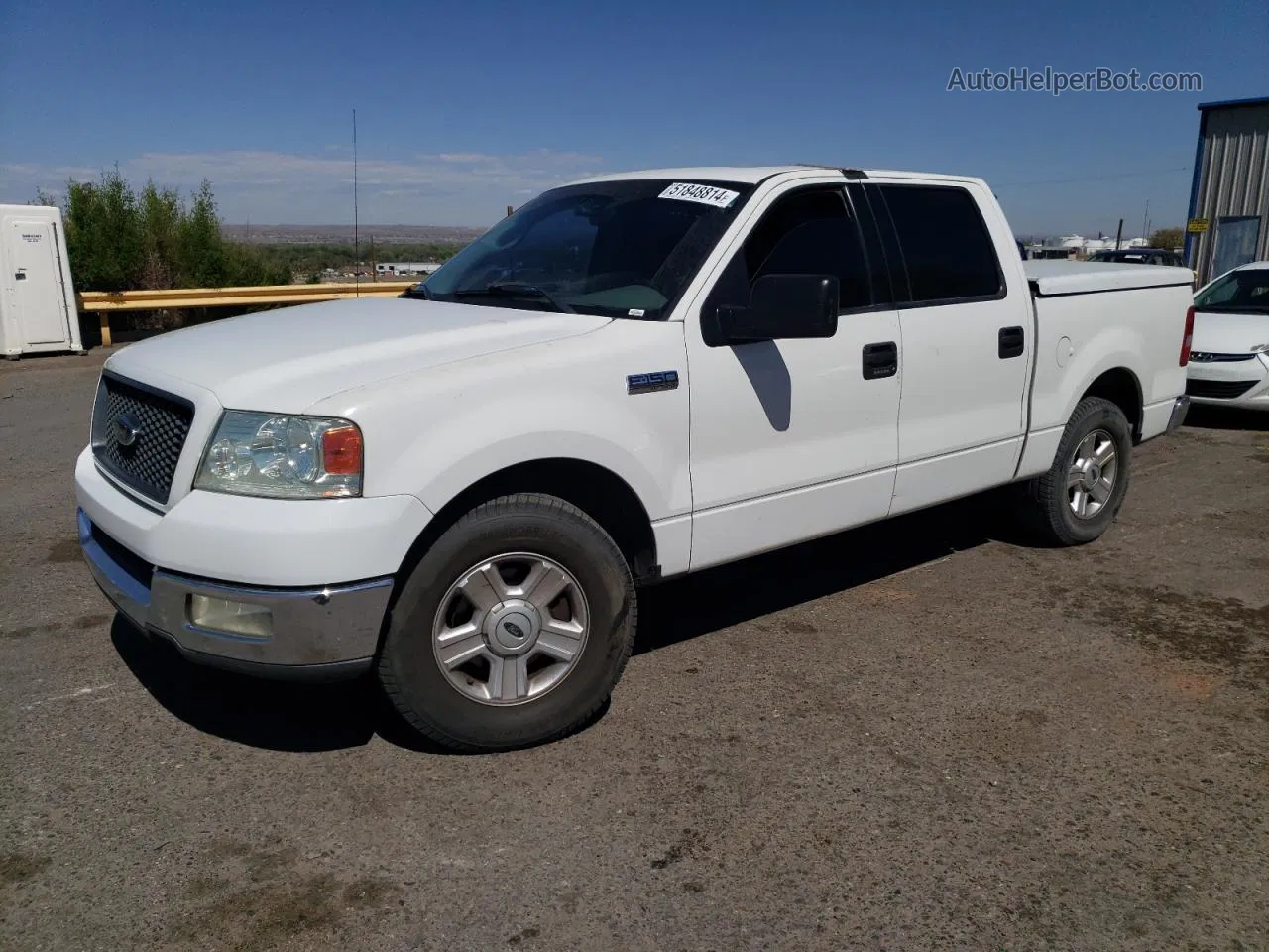 2004 Ford F150 Supercrew White vin: 1FTRW12W34KA75427