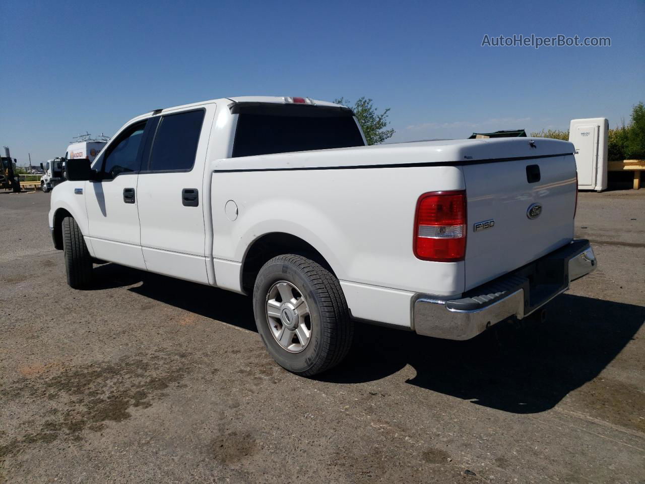 2004 Ford F150 Supercrew White vin: 1FTRW12W34KA75427