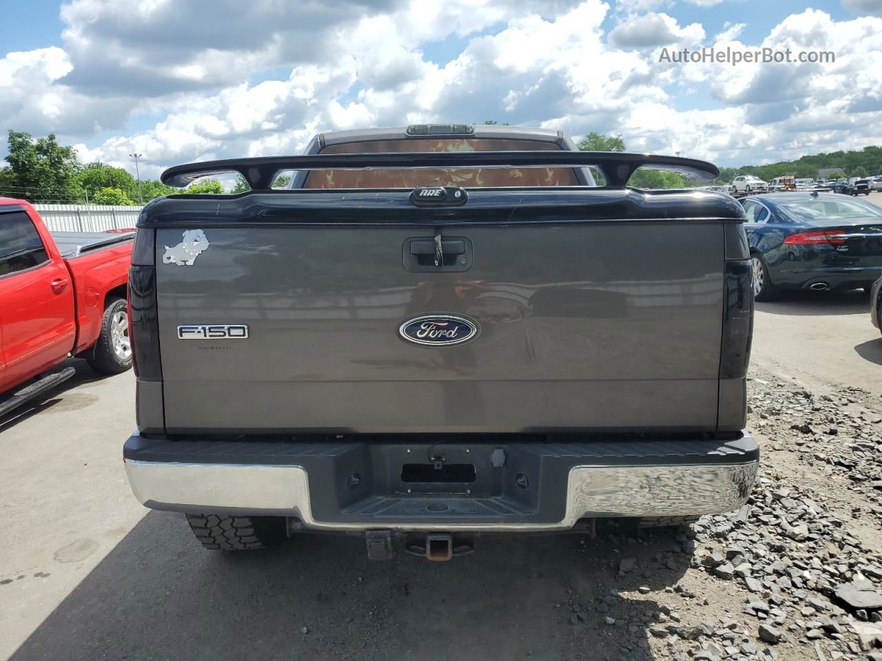 2005 Ford F150 Supercrew Gray vin: 1FTRW12W35KC17034