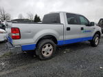 2005 Ford F150 Supercrew Silver vin: 1FTRW12W45KC34764