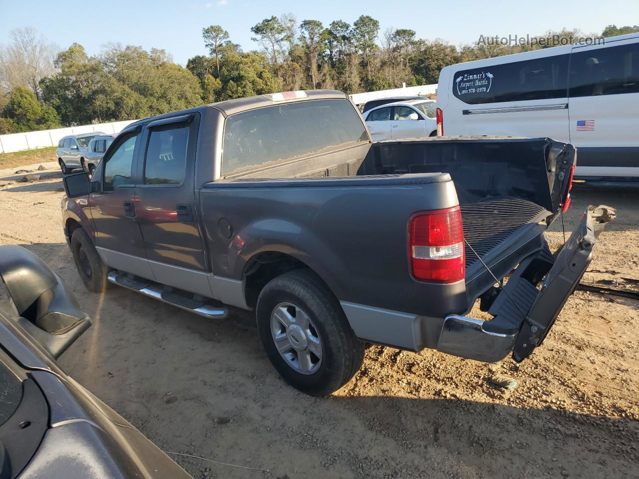 2005 Ford F150 Supercrew Brown vin: 1FTRW12W45KD79285