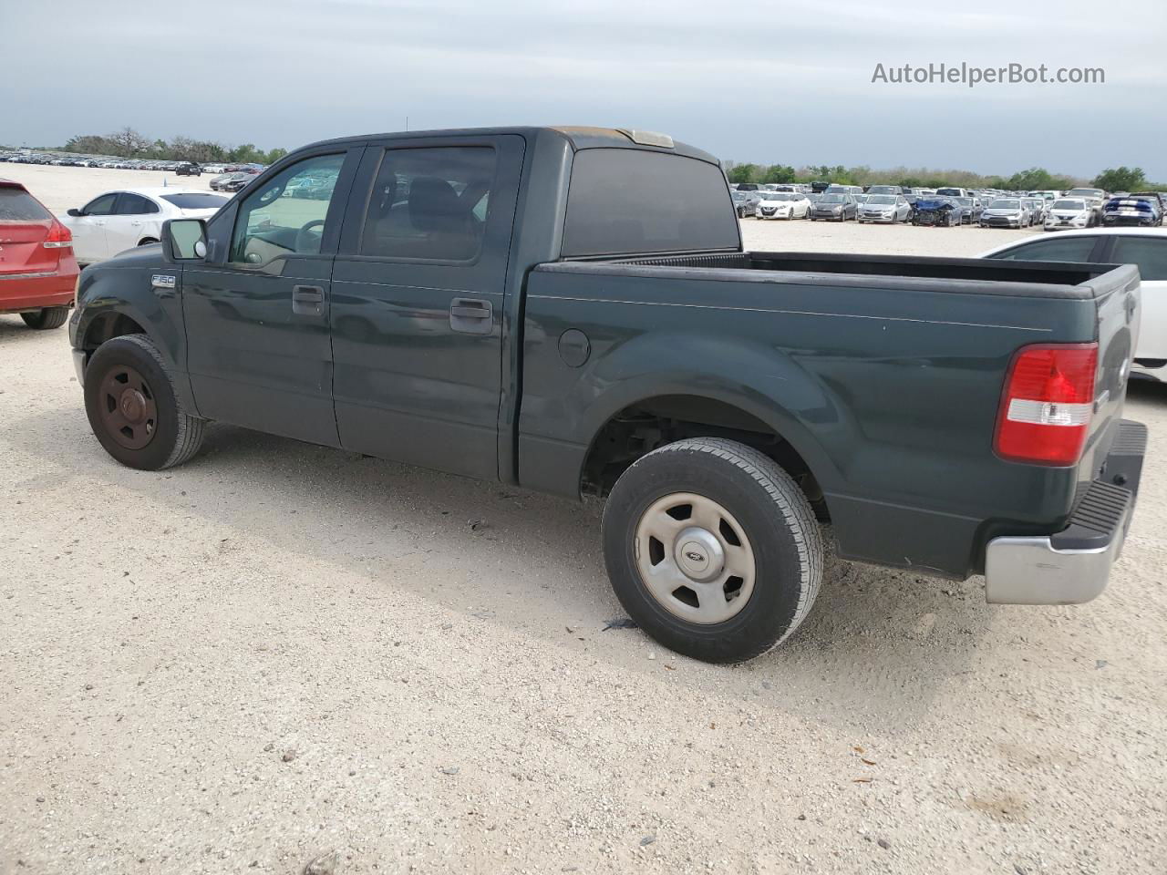 2005 Ford F150 Supercrew Зеленый vin: 1FTRW12W45KE13869