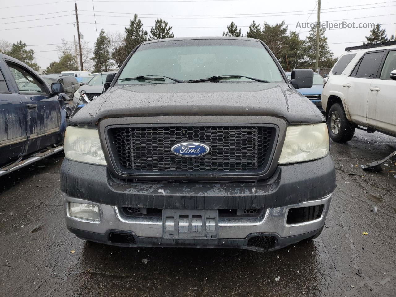 2004 Ford F150 Supercrew Black vin: 1FTRW12W54KD23807