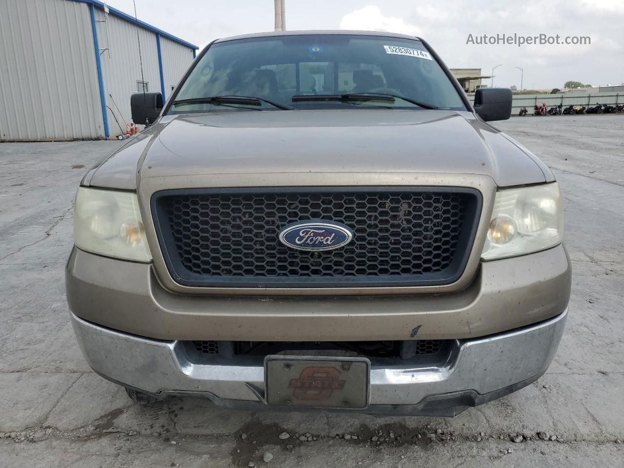 2004 Ford F150 Supercrew Beige vin: 1FTRW12W74KC49192