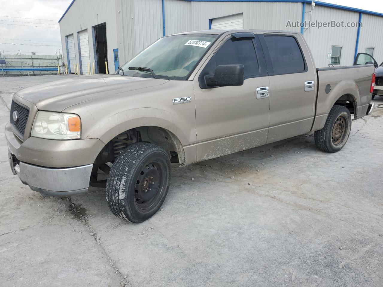 2004 Ford F150 Supercrew Beige vin: 1FTRW12W74KC49192