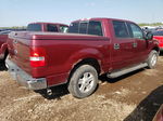 2004 Ford F150 Supercrew Burgundy vin: 1FTRW12W74KC55977