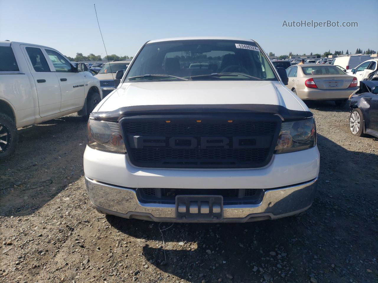 2004 Ford F150 Supercrew White vin: 1FTRW12W74KD49535