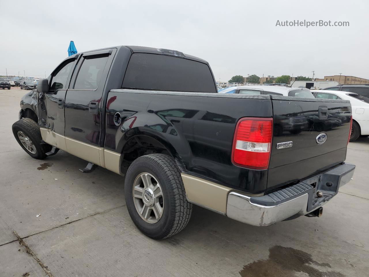 2005 Ford F150 Supercrew Black vin: 1FTRW12W85KB82037