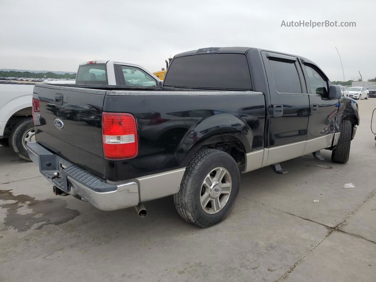 2005 Ford F150 Supercrew Black vin: 1FTRW12W85KB82037