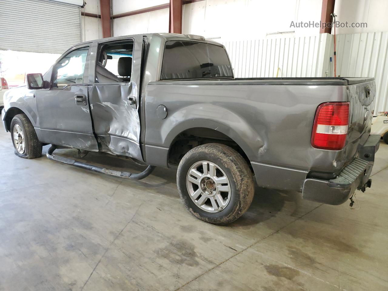 2005 Ford F150 Supercrew Gray vin: 1FTRW12W95FA25593