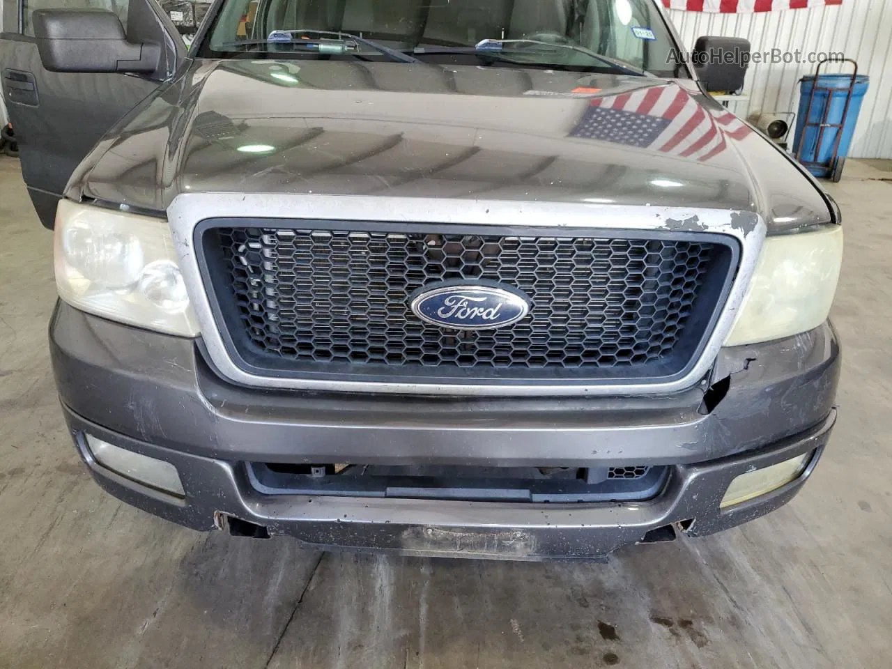 2005 Ford F150 Supercrew Gray vin: 1FTRW12W95FA25593