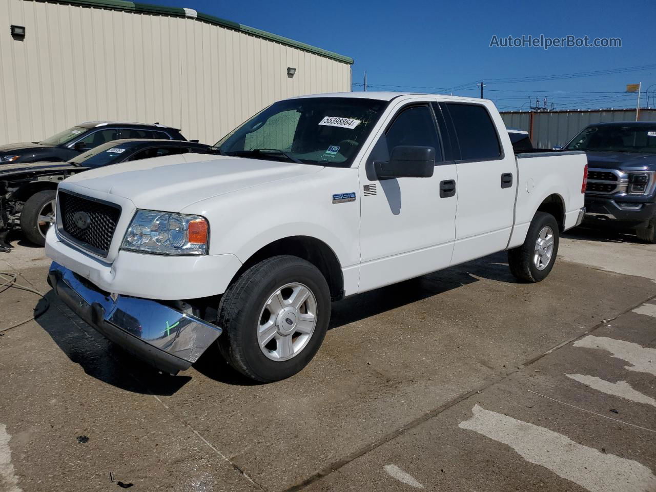 2004 Ford F150 Supercrew White vin: 1FTRW12WX4KD06808