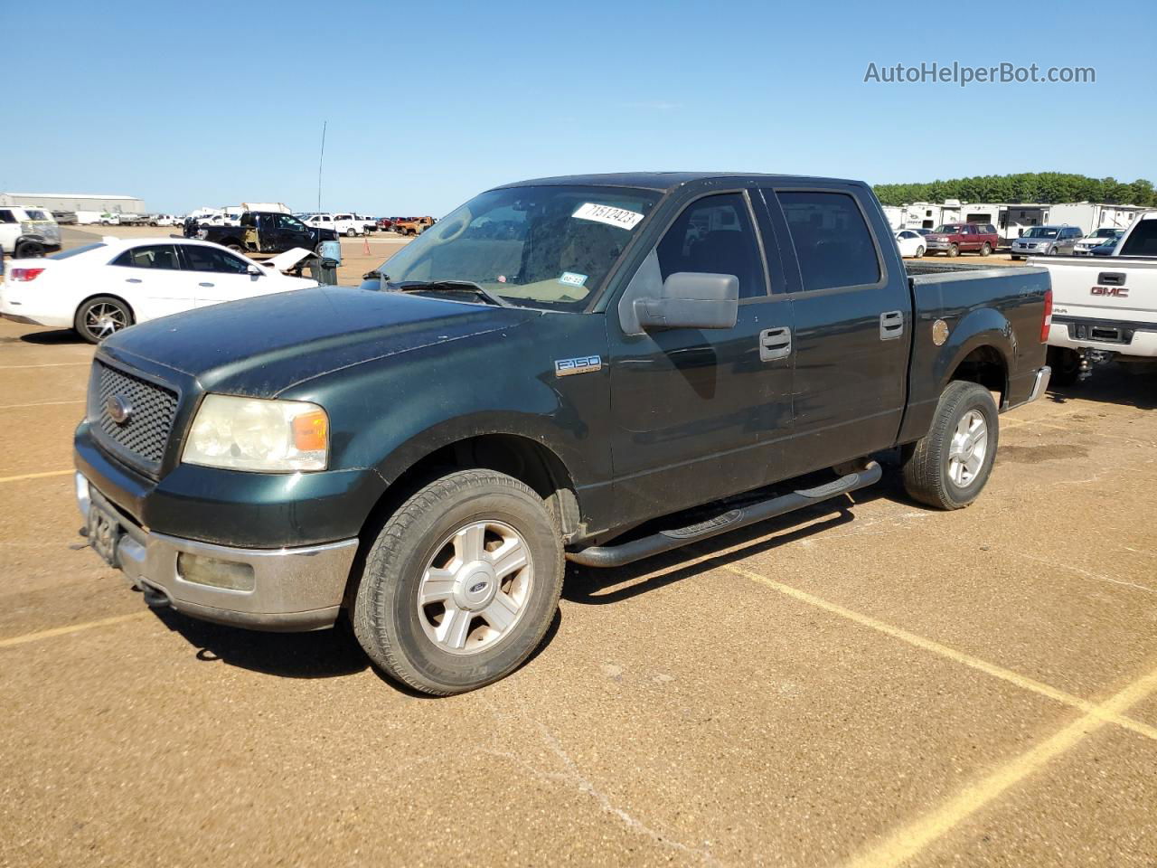 2004 Ford F150 Supercrew Charcoal vin: 1FTRW14W84KC79153