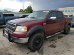 2005 Ford F150 Supercrew Burgundy vin: 1FTRW14W85FA49722