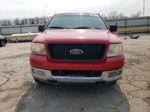 2004 Ford F150 Supercrew Red vin: 1FTRW14W94KA52358