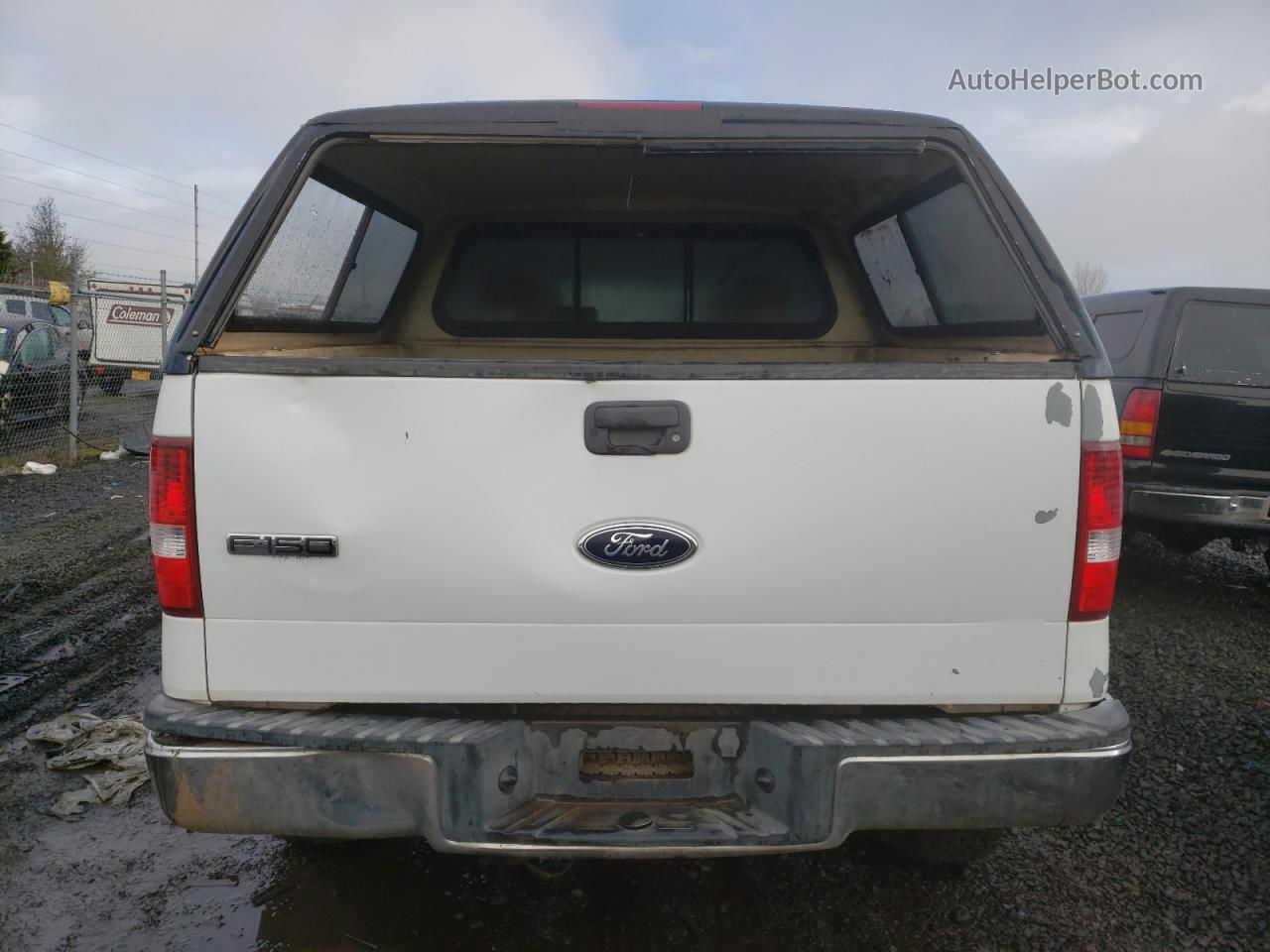 2005 Ford F150 Supercrew White vin: 1FTRW14WX5KB54673