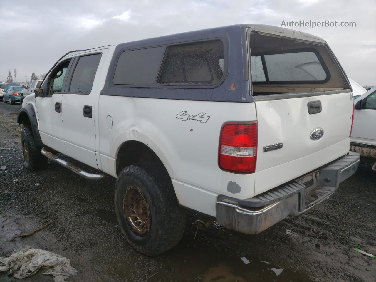 2005 Ford F150 Supercrew White vin: 1FTRW14WX5KB54673