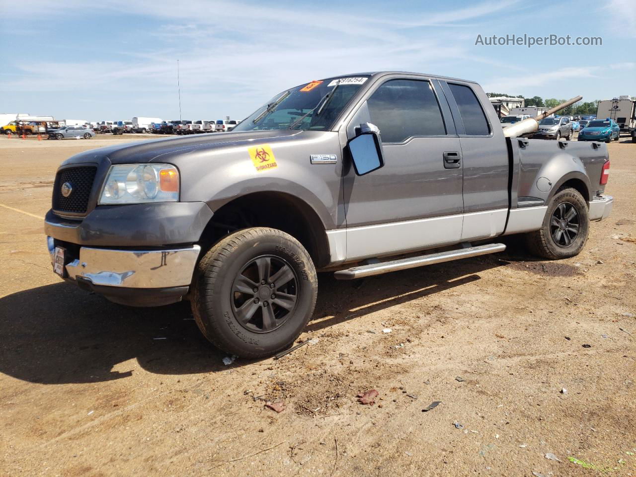 2005 Ford F150  Серый vin: 1FTRX02W15KE44164