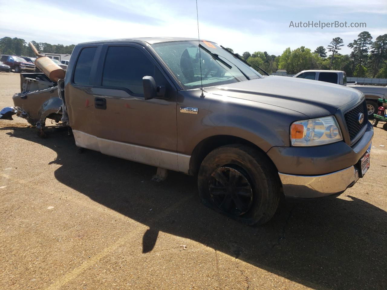 2005 Ford F150  Серый vin: 1FTRX02W15KE44164