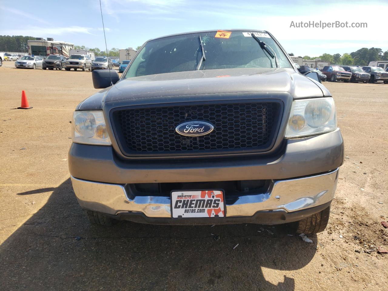 2005 Ford F150  Серый vin: 1FTRX02W15KE44164