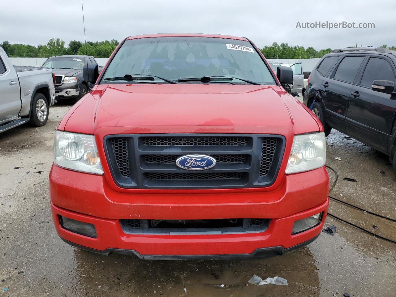 2005 Ford F150  Red vin: 1FTRX02W45KB47969