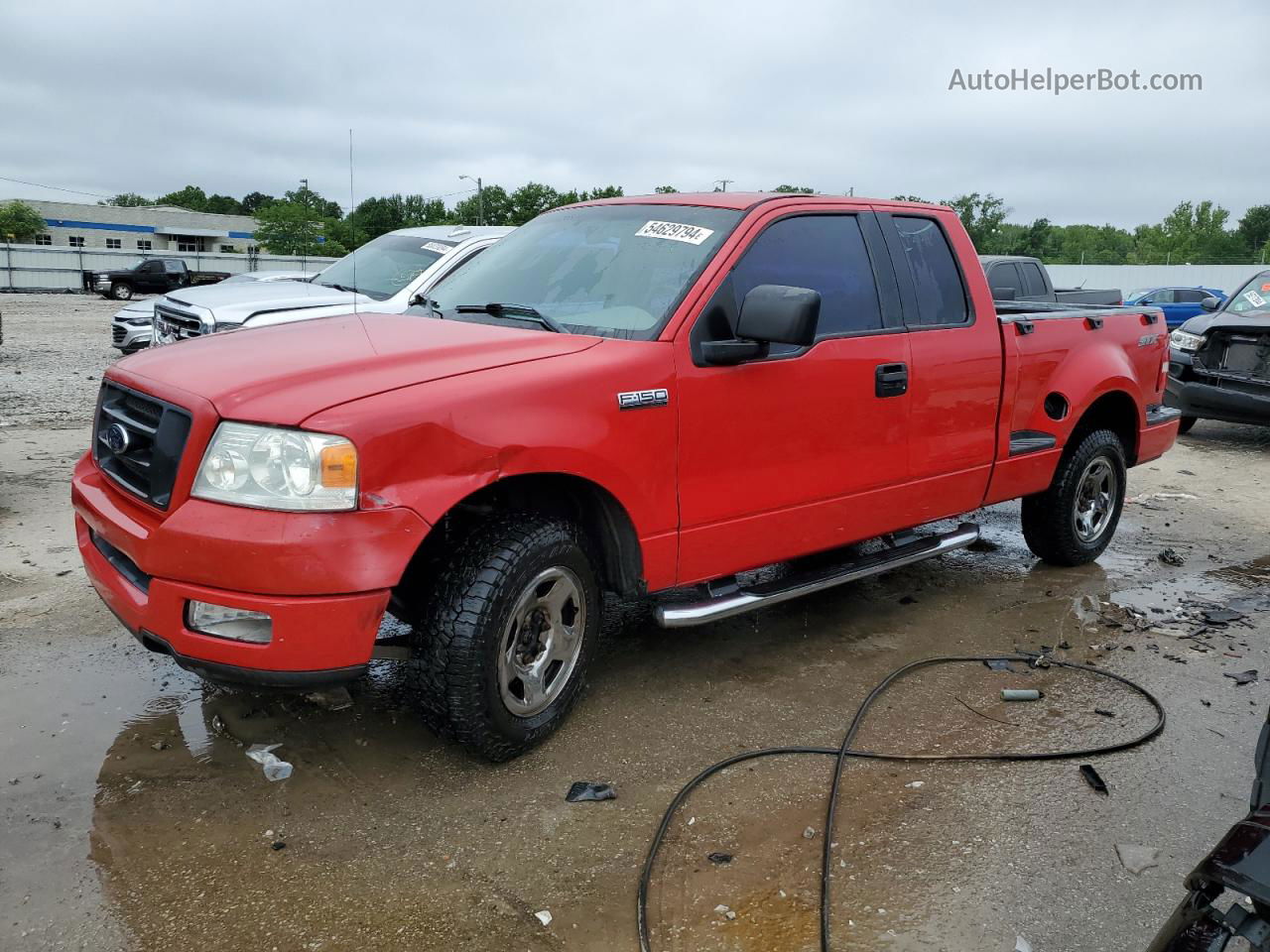 2005 Ford F150  Red vin: 1FTRX02W45KB47969