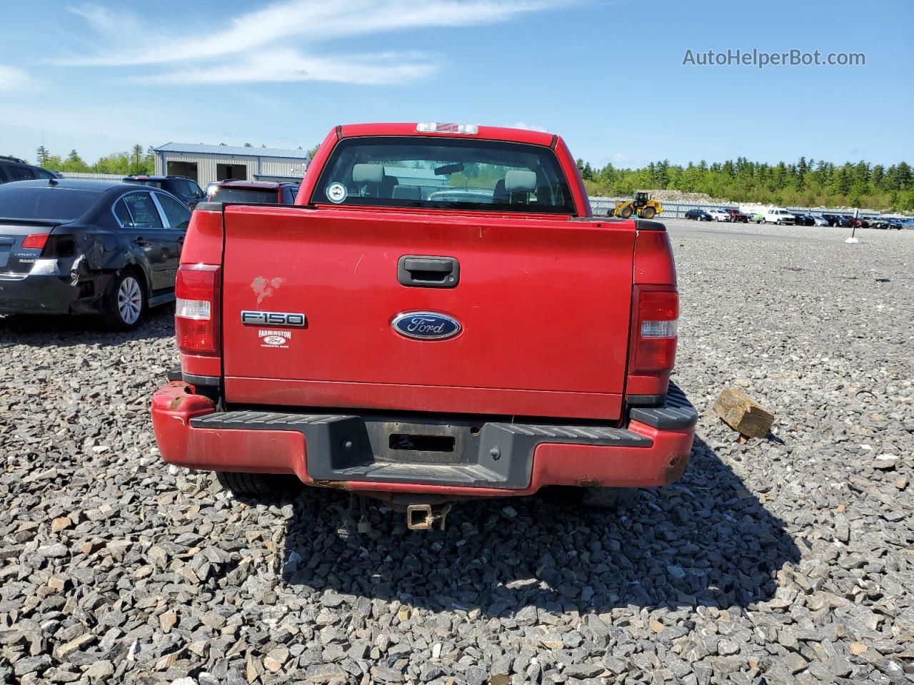 2005 Ford F150 Red vin: 1FTRX04W25KC98581