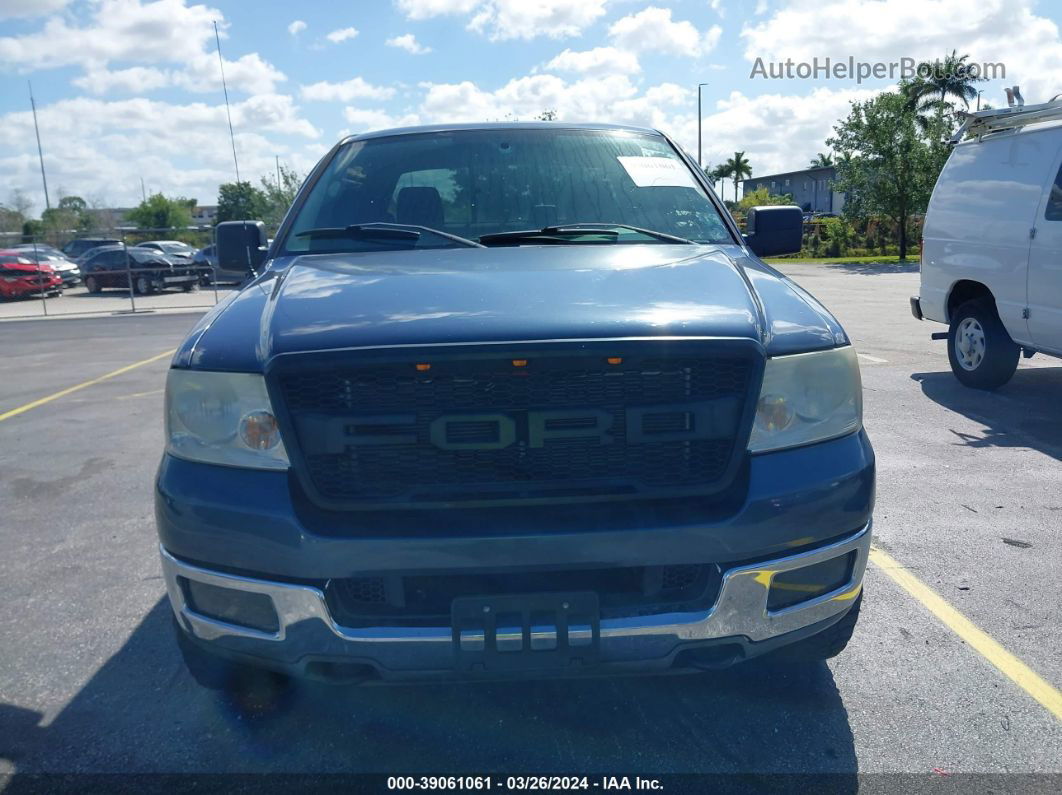 2004 Ford F-150 Stx/xlt Blue vin: 1FTRX04W54KD40918