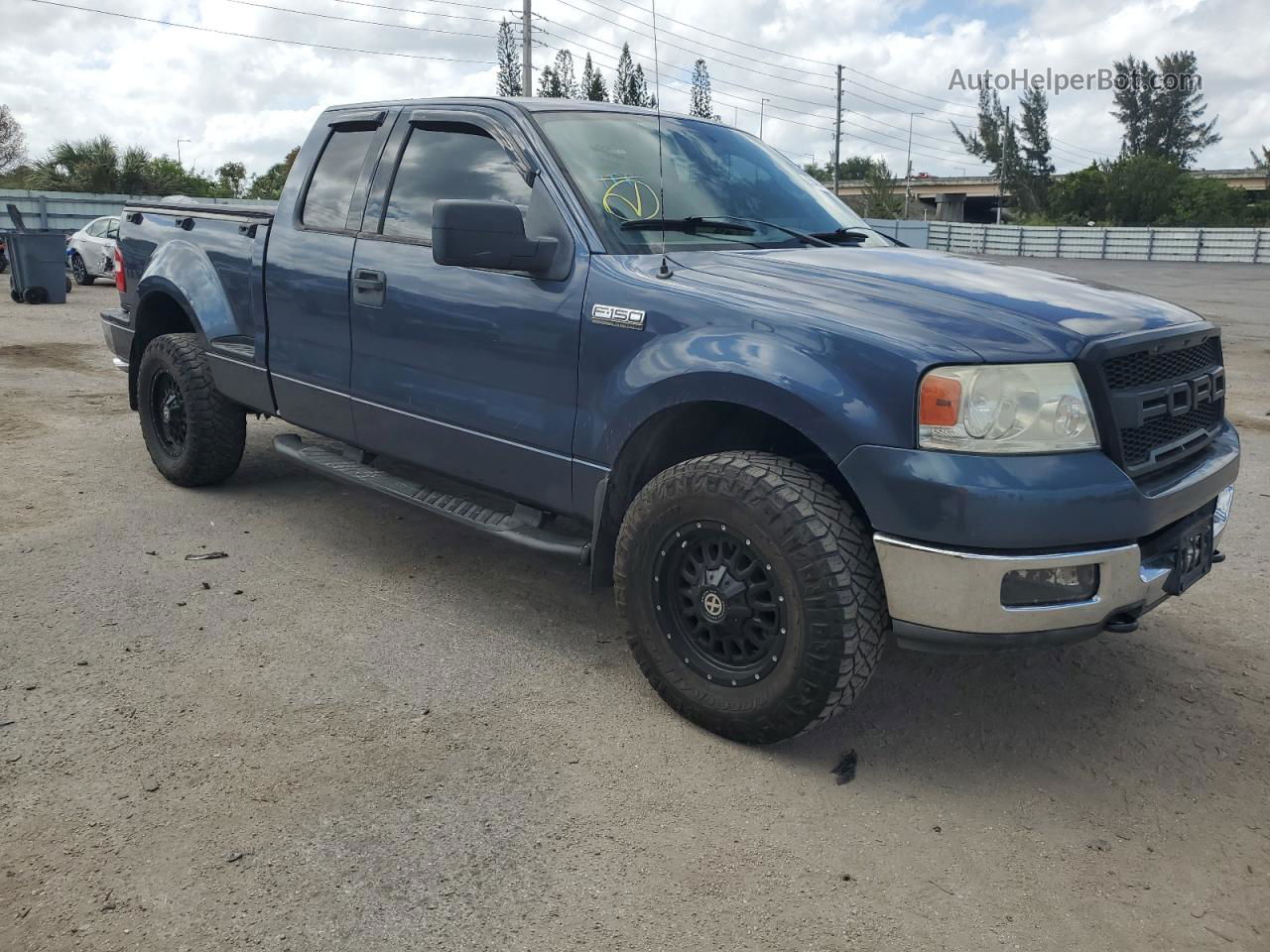 2004 Ford F150  Blue vin: 1FTRX04W54KD40918