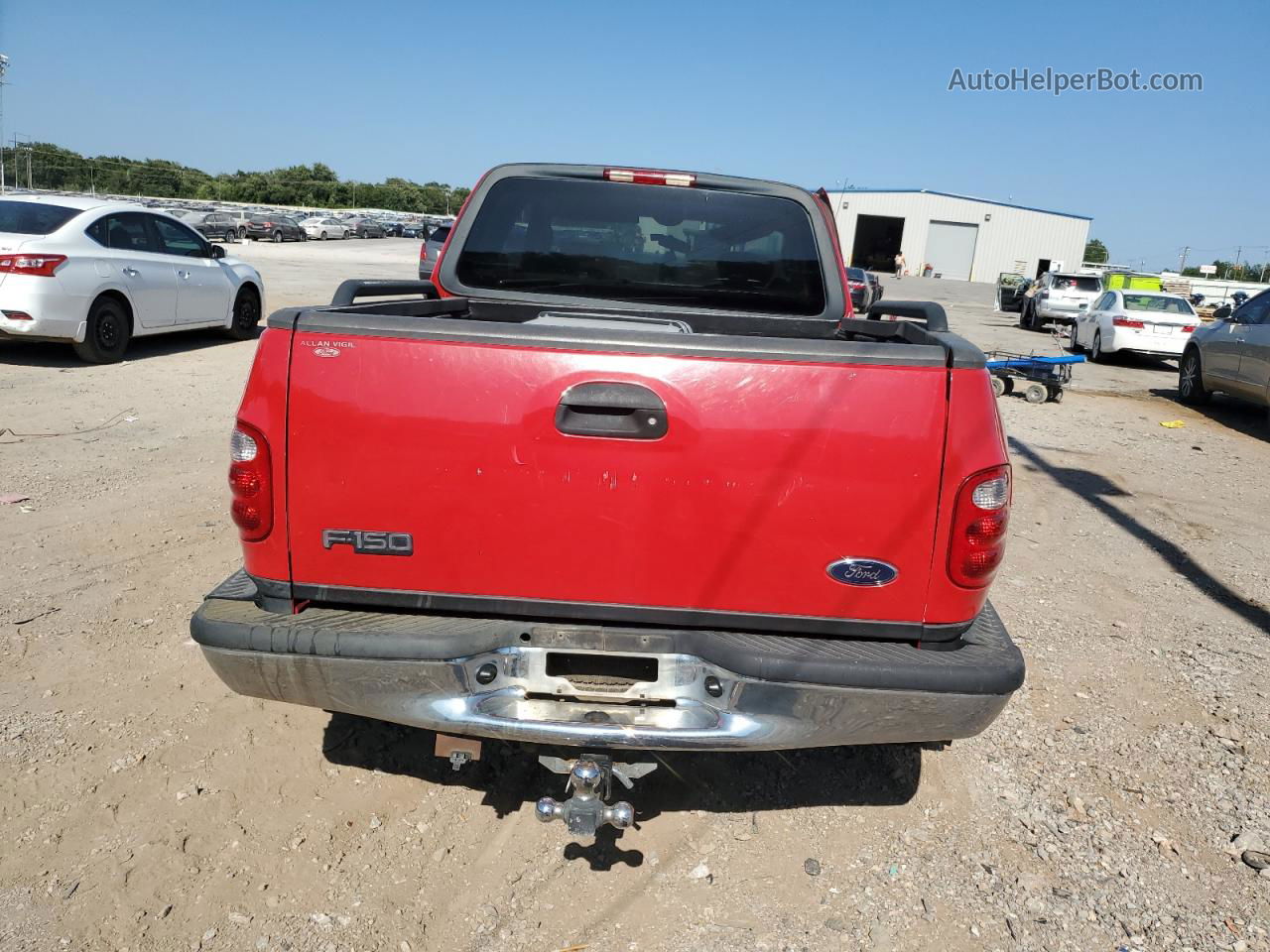 2003 Ford F150  Красный vin: 1FTRX07W13KC48201